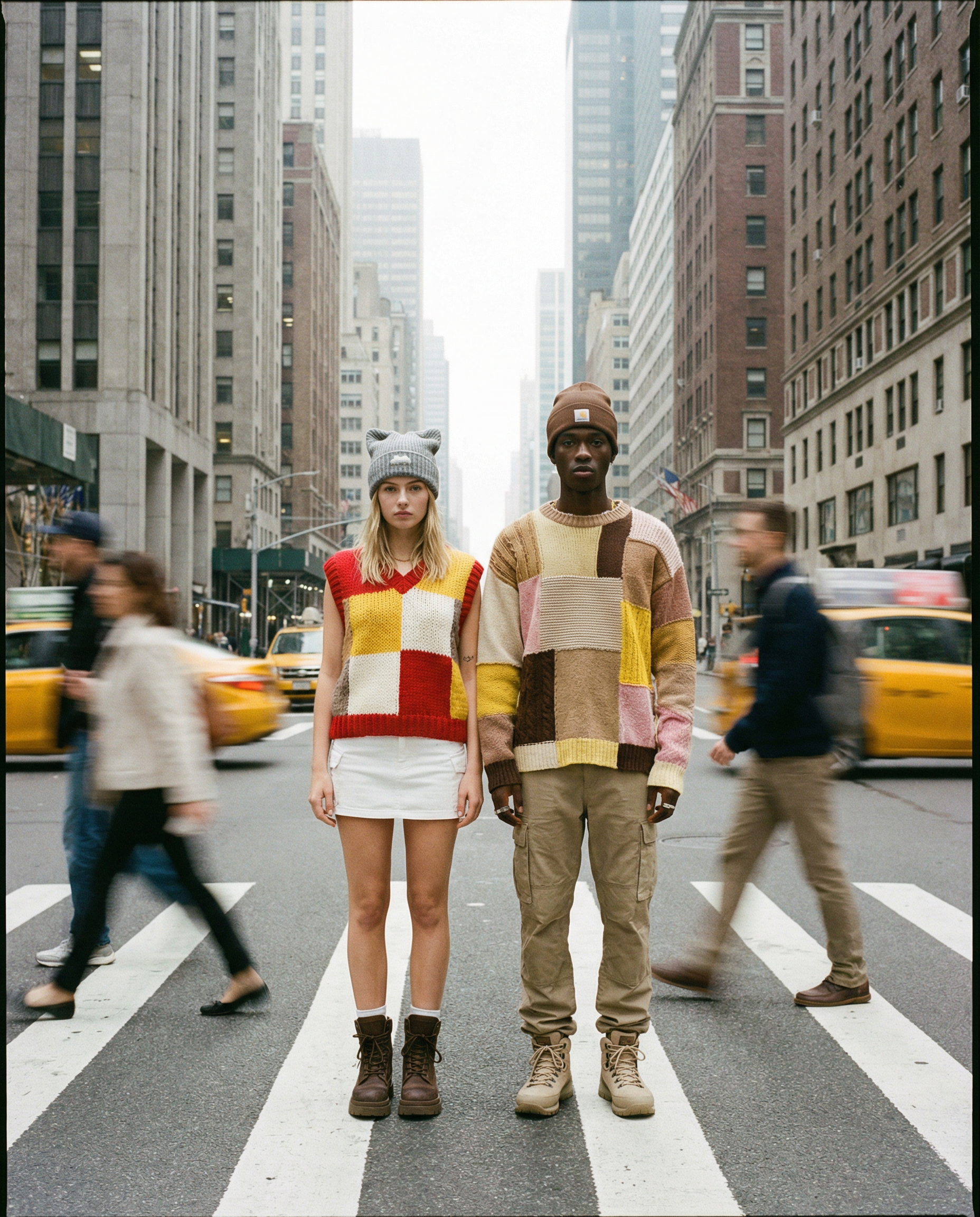 Style de rue New York, photo urbaine générée par IA — DinarStudio